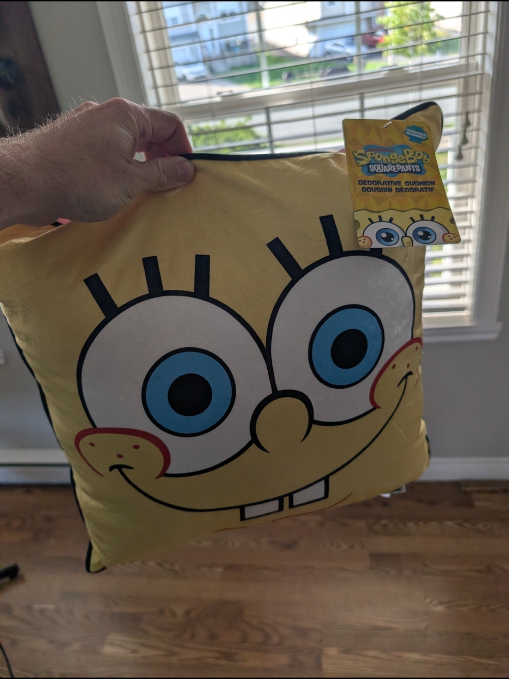 SpongeBob SquarePants Decorative Cushion - 2 Face With Patrick On Opposite Side